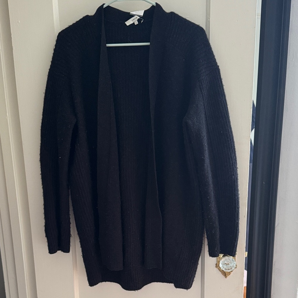 Vince Cashmere Wool Open Cardigan S